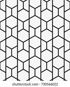 Vector seamless pattern. Regular abstract striped texture. Geometric pattern of straight lines.