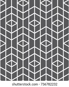 Vector seamless pattern. Regular abstract striped texture. Geometric pattern of straight lines.