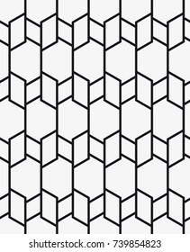 Vector seamless pattern. Regular abstract striped texture. Geometric pattern of straight lines.
