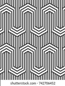 Vector seamless pattern. Regular abstract striped texture. Geometric pattern of straight lines.