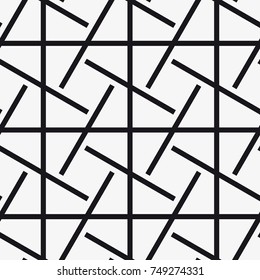 Vector seamless pattern. Regular abstract striped texture. Geometric pattern of straight lines.