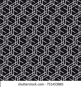 Vector seamless pattern. Regular abstract striped texture. Geometric pattern of zigzag lines.