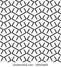 Vector seamless pattern. Regular abstract striped texture. Geometric pattern of zigzag lines.