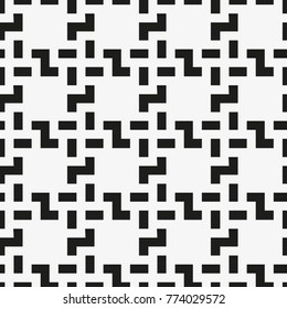 Vector seamless pattern. Regular abstract striped texture. Geometric pattern of zigzag lines.