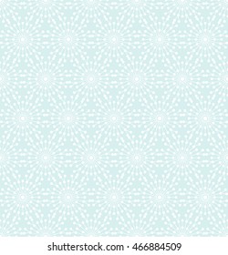 Vector seamless pattern. Regular floral background with elegant petals. Modern stylish ornament.