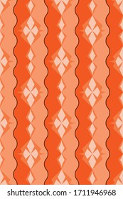 Vector seamless pattern. Repeating abstract geometric texture.