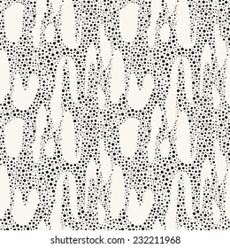 Vector seamless pattern. Repeating abstract background with circles. Graphic modern texture