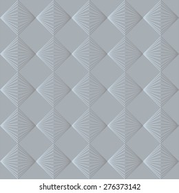 Vector seamless pattern. Repeating abstract background. Surface optical illusion.