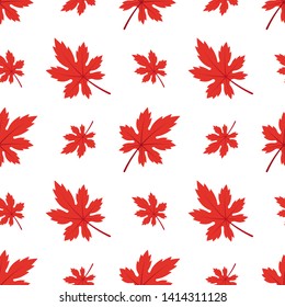 Vector seamless pattern. Repeating floral texture with branches and leaves. Pattern can be used as a background, wallpaper, wrapper, page fill, element of ornate decoration