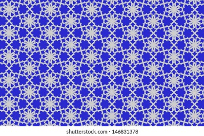 Vector seamless pattern. Repeating geometric tiles 