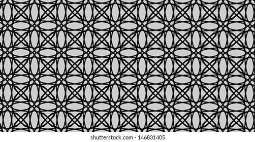 Vector seamless pattern. Repeating geometric tiles 