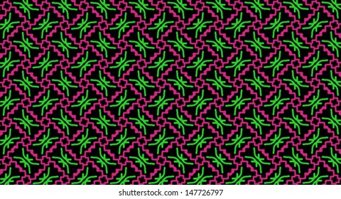 Vector seamless pattern. Repeating geometric tiles 