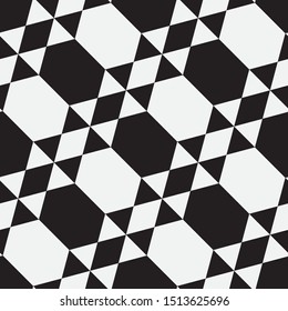 Vector seamless pattern. Repeating geometric tiles with a grid of rhombuses.
