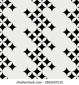  Vector seamless pattern. Repeating geometric tiles with a grid of rhombuses.
