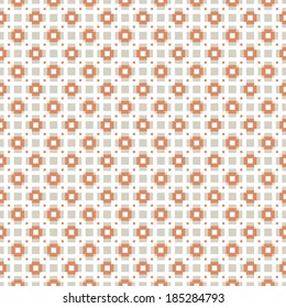 Vector seamless pattern. Repeating geometric tiles with squares. Eps 10