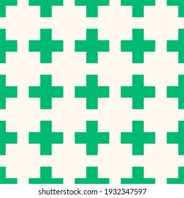Vector seamless pattern. Repeating geometric elements. Abstract simple monochrome background design.