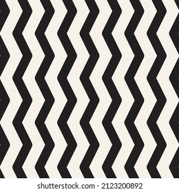 Vector seamless pattern. Repeating geometric elements. Stylish monochrome background design.