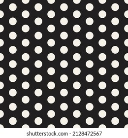 Vector seamless pattern. Repeating geometric elements. Stylish monochrome background design.
