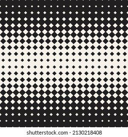 Vector seamless pattern. Repeating geometric elements. Stylish monochrome background design.