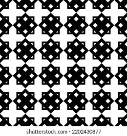 Vector seamless pattern. Repeating geometric elements. Stylish monochrome background design. square triangle diamond. perfect for ornament, print, decoration, retro, vintage, modern graphic cover
