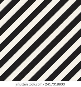 Vector seamless pattern. Repeating geometric elements. Stylish monochrome background design.