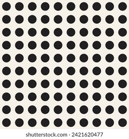 Vector seamless pattern. Repeating geometric elements. Stylish monochrome background design.