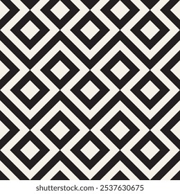Vector seamless pattern. Repeating geometric lines. Abstract lattice background design.