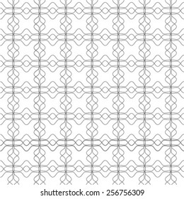 Vector seamless pattern. Repeating geometric tiles with smooth rhombuses