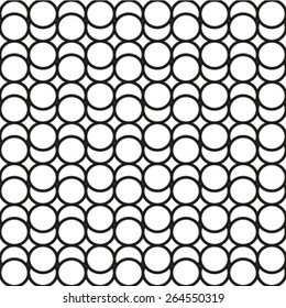 Vector seamless pattern, repeating geometric tiles. 