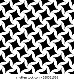 Vector seamless pattern, repeating geometric tiles