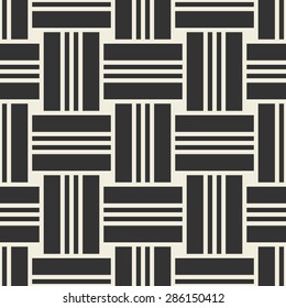 Vector seamless pattern. Repeating geometric tiles of rectangles