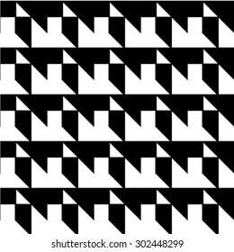 Vector seamless pattern, repeating geometric tiles