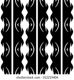 Vector seamless pattern. Repeating geometric mesh tiles. Modern stylish texture. Monochrome arabic design