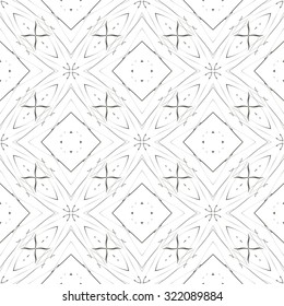 Vector seamless pattern. Repeating geometric. Gray Color Seamless pattern.