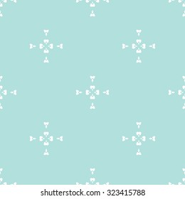 Vector seamless pattern. Repeating geometric. Powder Blue Seamless pattern.