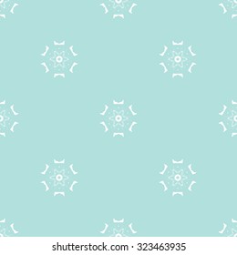 Vector seamless pattern. Repeating geometric. Powder Blue Seamless pattern.