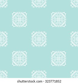 Vector seamless pattern. Repeating geometric. Powder Blue Seamless pattern.