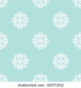 Vector seamless pattern. Repeating geometric. Powder Blue Seamless pattern.