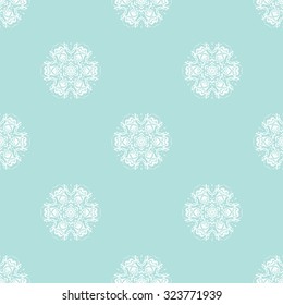Vector seamless pattern. Repeating geometric. Powder Blue Seamless pattern.
