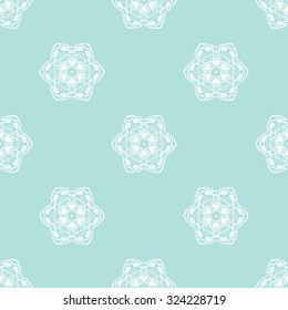 Vector seamless pattern. Repeating geometric. Powder Blue Seamless pattern.