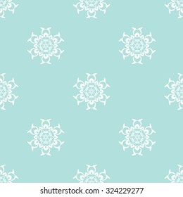 Vector seamless pattern. Repeating geometric. Powder Blue Seamless pattern.