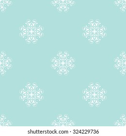 Vector seamless pattern. Repeating geometric. Powder Blue Seamless pattern.