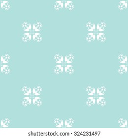 Vector seamless pattern. Repeating geometric. Powder Blue Seamless pattern.