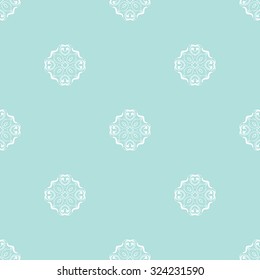 Vector seamless pattern. Repeating geometric. Powder Blue Seamless pattern.