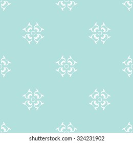 Vector seamless pattern. Repeating geometric. Powder Blue Seamless pattern.