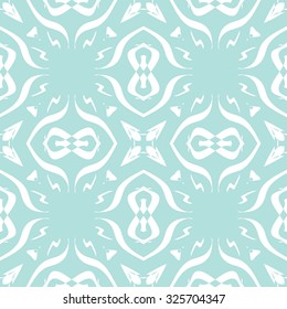 Vector seamless pattern. Repeating geometric. Powder Blue Seamless pattern.