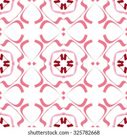 Vector seamless pattern. Repeating geometric. Pink color Seamless pattern.