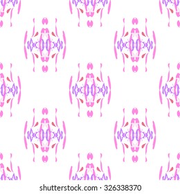 Vector seamless pattern. Repeating geometric. Pink color Seamless pattern.