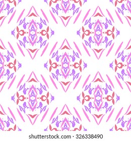 Vector seamless pattern. Repeating geometric. Pink color Seamless pattern.