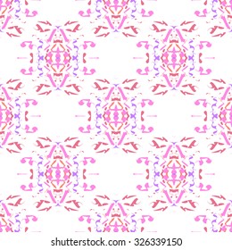 Vector seamless pattern. Repeating geometric. Pink color Seamless pattern.